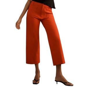 Maeve by Anthropologie "The Colette" Wide-Leg Crop Pants